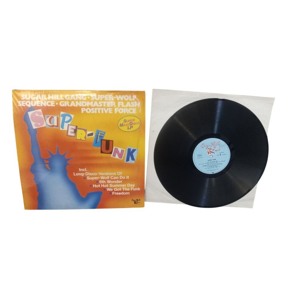 Decca Sugar Hill Gang Album Multi Color Super Funk Maxi Disc LP Side 1 & 2 - Picture 2 of 4